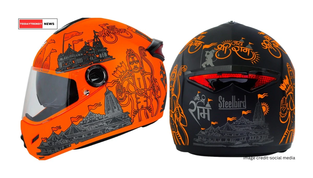 SBH-34 SteelBird Helmet ,Wow अब सिर पर राम का कवच !स्टीलबर्ड ने लाॅन्च किया “जय श्री राम” एडिशन जिसमे दिखती है अयोध्या की झलक..